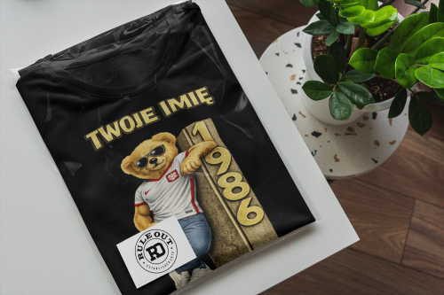 Męska Koszulka prezent na 40 Urodziny dla kibica Personalizowana Twoje Imię torba gratis  6