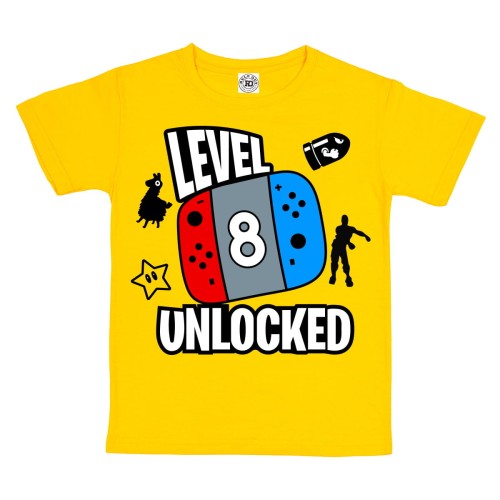 DZIECIĘCA KOSZULKA FORTNITE PREZENT NA URODZINY DOWOLNA CYFRA BD06 1