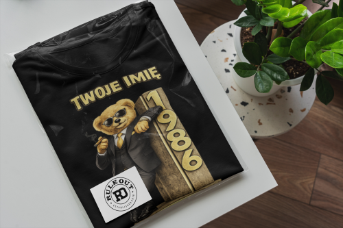 Męska Koszulka prezent na 40 Urodziny dla Szefa Personalizowana Twoje Imię torba gratis  6