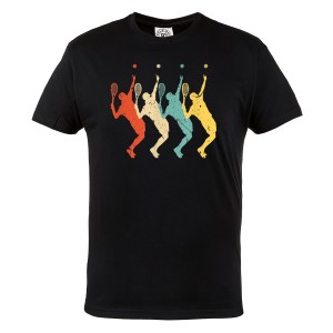 MĘSKA KOSZULKA TENIS TENISOWA RETRO VINTAGE TENNIS