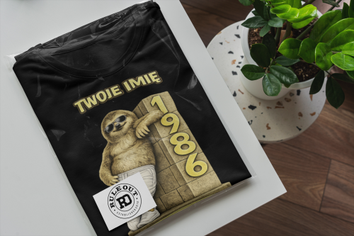 Męska Koszulka prezent na 40 Urodziny Dla Lenia Personalizowana Twoje Imię torba gratis 6