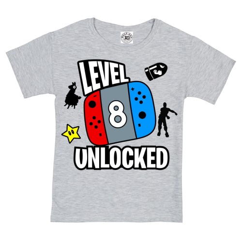 DZIECIĘCA KOSZULKA FORTNITE PREZENT NA URODZINY DOWOLNA CYFRA BD07