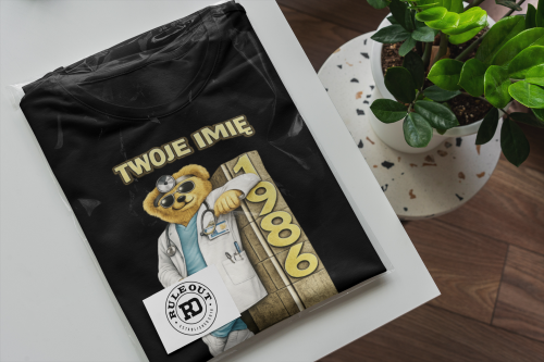 Męska Koszulka prezent na 40 Urodziny Dla Murarza Personalizowana Twoje Imię torba gratis 6