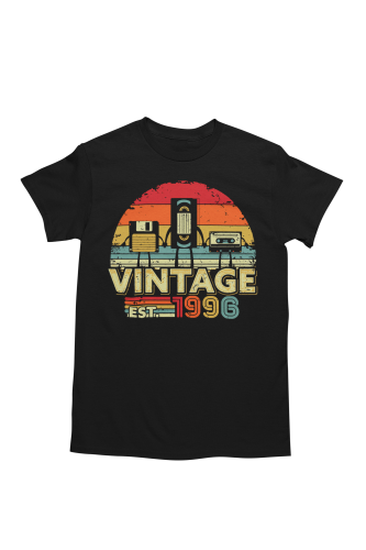 Koszulka męska Vintage 1996 prezent na 30 urodziny retro lata 90 torba gratis  5