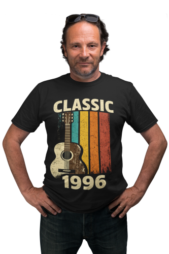 Koszulka męska Classic 1996 gitara prezent na 30 urodziny retro vintage torba gratis 4