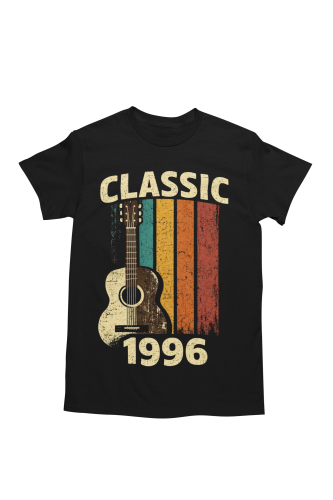Koszulka męska Classic 1996 gitara prezent na 30 urodziny retro vintage torba gratis 5
