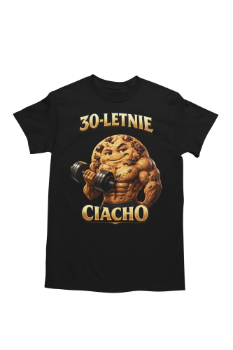 Koszulka męska 30-letnie Ciacho prezent na 30 urodziny śmieszna torba gratis 5
