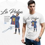 Męska Koszulka Piłkarska Messi 10 Prezent dla Kibica