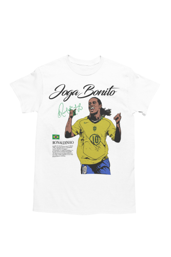 Męska Koszulka Piłkarska Ronaldinho 10 Prezent dla Kibica 7