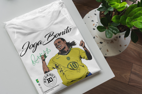 Męska Koszulka Piłkarska Ronaldinho 10 Prezent dla Kibica 8