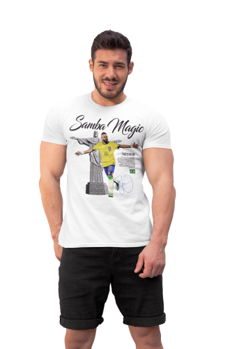 Męska Koszulka Piłkarska Neymar 10 Prezent dla Kibica 2