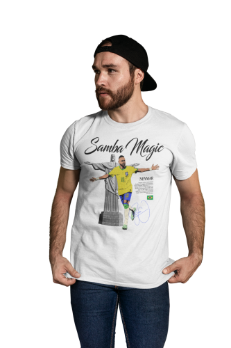 Męska Koszulka Piłkarska Neymar 10 Prezent dla Kibica 3