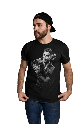 Męska Koszulka Piłkarska Cristiano Ronaldo Prezent dla Kibica 3