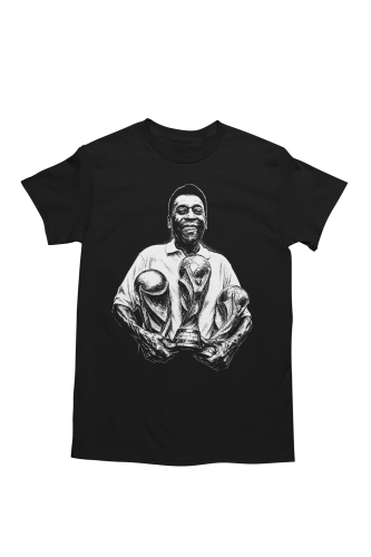 Męska Koszulka Piłkarska Pelé Prezent dla Kibica 7