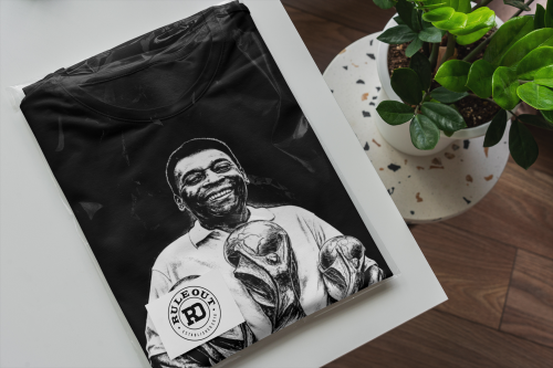 Męska Koszulka Piłkarska Pelé Prezent dla Kibica 8