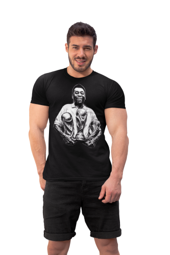 Męska Koszulka Piłkarska Pelé Prezent dla Kibica 2