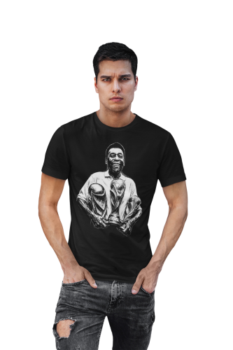 Męska Koszulka Piłkarska Pelé Prezent dla Kibica 5