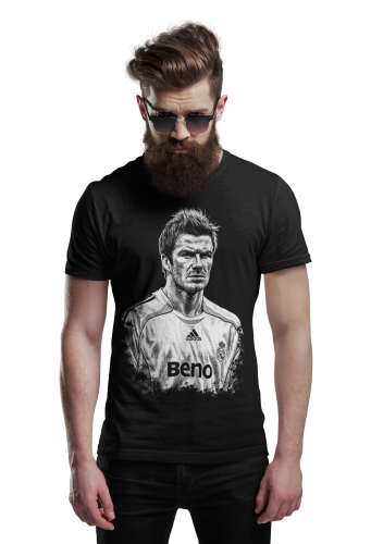 Męska Koszulka Piłkarska David Beckham Prezent dla Kibica 6