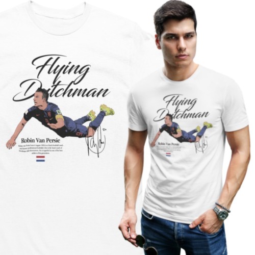 Męska Koszulka Piłkarska Robin van Persie Prezent dla Kibica 1