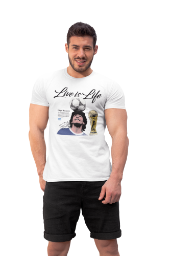 Męska Koszulka Piłkarska Diego Maradona Prezent dla Kibica 2