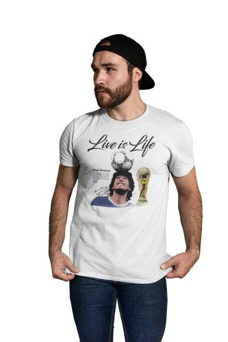 Męska Koszulka Piłkarska Diego Maradona Prezent dla Kibica 3