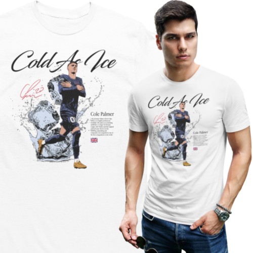 Męska Koszulka Piłkarska Cole Palmer Prezent dla Kibica