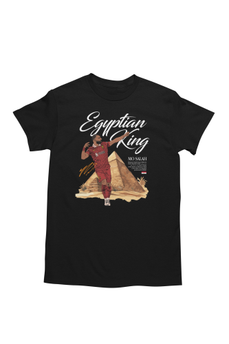 Męska Koszulka Piłkarska Mohamed Salah Egyptian King Prezent dla Kibica 7