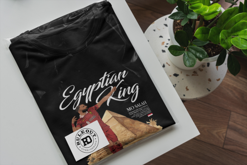 Męska Koszulka Piłkarska Mohamed Salah Egyptian King Prezent dla Kibica 8