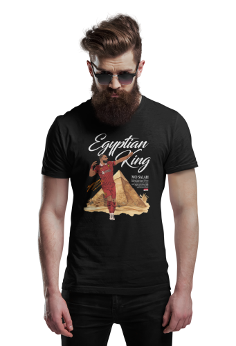 Męska Koszulka Piłkarska Mohamed Salah Egyptian King Prezent dla Kibica 6