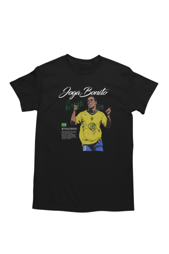 Męska Koszulka Piłkarska Ronaldinho Joga Bonito 10 Prezent dla Kibica 7
