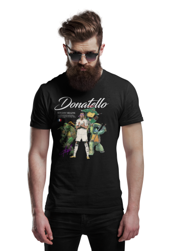 Męska Koszulka Piłkarska Mbappe Donatello Streetwear Prezent dla Kibica 6