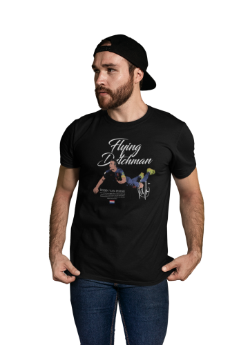 Koszulka Piłkarska Flying Dutchman Van Persie T-Shirt Męski Streetwear 3