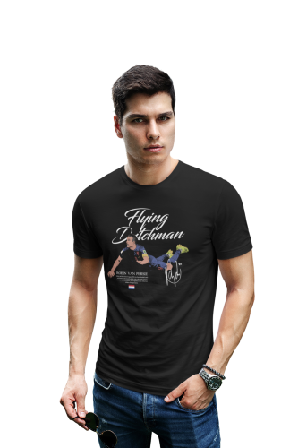 Koszulka Piłkarska Flying Dutchman Van Persie T-Shirt Męski Streetwear 4