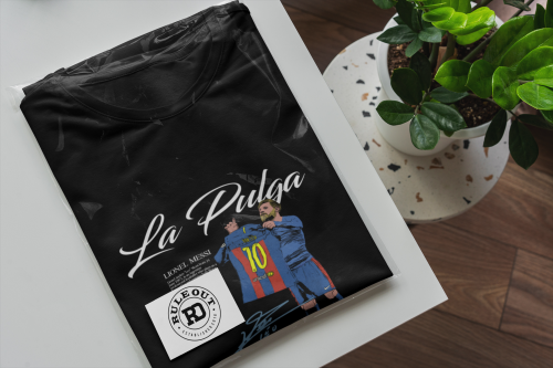 Koszulka Piłkarska La Pulga Messi 10 T-Shirt Męski Prezent dla Kibica 7