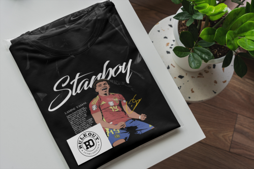 Koszulka Piłkarska Lamine Yamal Starboy T-Shirt Młoda Gwiazda Futbolu Prezent 8