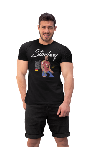 Koszulka Piłkarska Lamine Yamal Starboy T-Shirt Młoda Gwiazda Futbolu Prezent 2