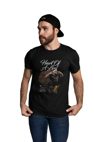 Koszulka Piłkarska Memphis Depay Heart Of A Lion T-Shirt Prezent dla Kibica 3