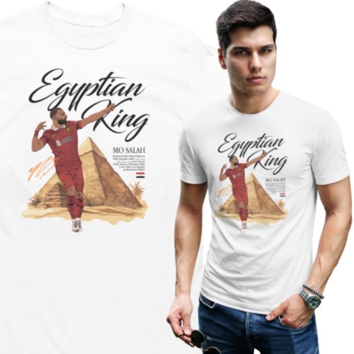 Męska Koszulka Piłkarska Mohamed Salah Prezent dla Kibica 1