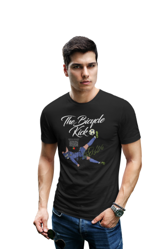 Koszulka Cristiano Ronaldo The Bicycle Kick T-Shirt Piłka Nożna Legendarny Gol 4