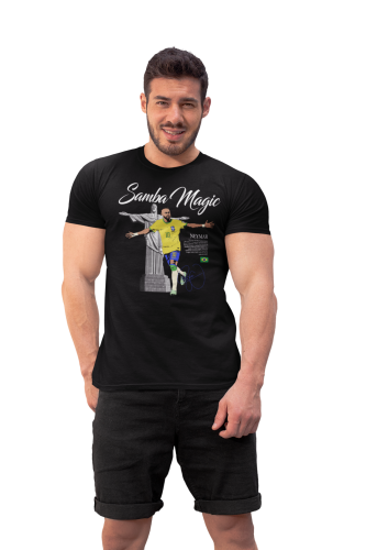Koszulka Piłkarska Neymar Samba Magic T-Shirt Prezent dla Kibica 2
