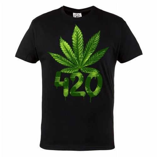 KOSZULKA CANABIS MARIHUANA WEED 420 ZIOŁO LIŚĆ JOINT REGGAE  WEED18 1
