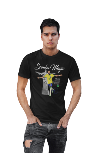 Koszulka Piłkarska Neymar Samba Magic T-Shirt Prezent dla Kibica 5