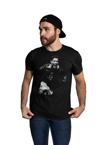 Koszulka Piłkarska Cristiano Ronaldo | Retro Football T-Shirt Czarna 3