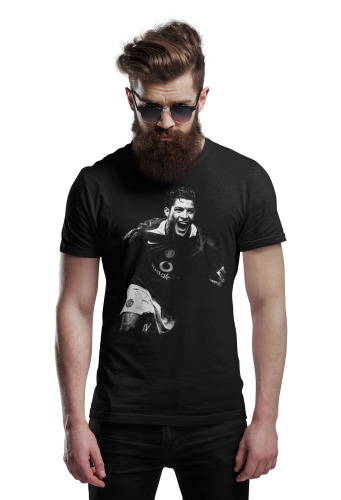 Koszulka Piłkarska Cristiano Ronaldo | Retro Football T-Shirt Czarna 6