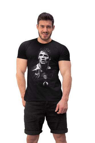 Koszulka Cristiano Ronaldo Manchester United – Legendarny Piłkarz | T-Shirt Męski 2