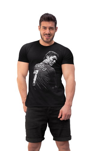 Koszulka Cristiano Ronaldo nr 7 – Legendarny Piłkarz | T-Shirt Męski Premium 2