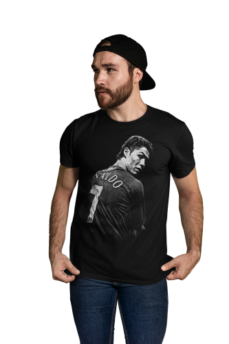 Koszulka Cristiano Ronaldo nr 7 – Legendarny Piłkarz | T-Shirt Męski Premium 3