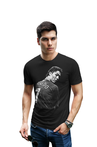 Koszulka Cristiano Ronaldo nr 7 – Legendarny Piłkarz | T-Shirt Męski Premium 4