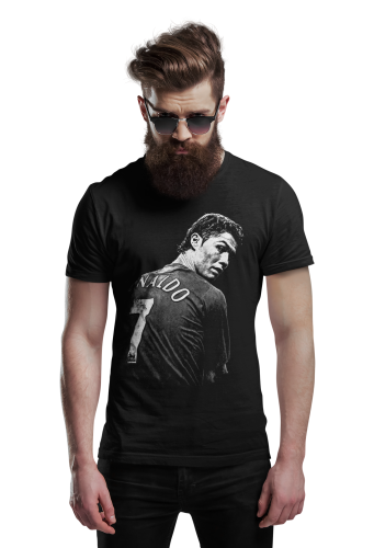 Koszulka Cristiano Ronaldo nr 7 – Legendarny Piłkarz | T-Shirt Męski Premium 6
