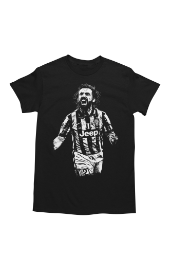 Koszulka Andrea Pirlo – Juventus | Włoska Legenda Futbolu | T-Shirt Męski 7